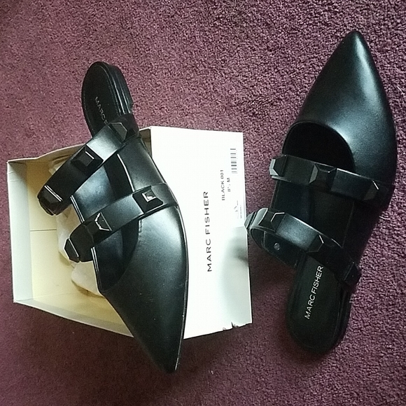 Marc Fisher Shoes - Marc Fisher Searli Mule black shoe